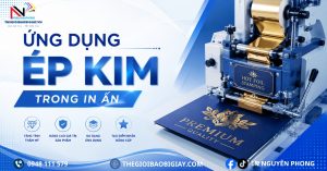 Ứng dụng ép kim trong in ấn