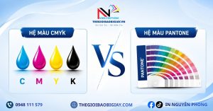 Hệ màu CMYK và hệ màu Pantone