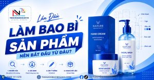 Lần đầu làm bao bì sản phẩm