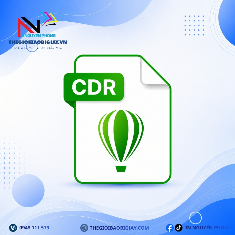 File CDR trong in ấn