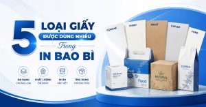 5 loại giấy được dùng nhiều trong bao bì