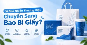 ì sao nhiều thương hiệu chuyển sang bao bì giấy